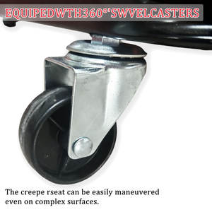 รถกลิ้งพับได้แบบ2-in-1ที่เหยียบและที่นั่งลูกกลิ้งพร้อมล้อหมุน6ล้อ - Product Image 3