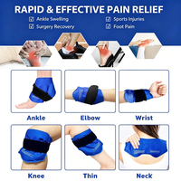 Compresse de glace OEM pour talon et cheville, réutilisable, pour blessures, compresse froide en gel pour tendinite d'Achille et gonflement