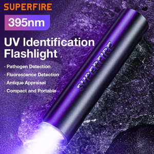 Linterna UV Recargable USB-C LED, Mini Linterna <span class=keywords><strong>Ultravioleta</strong></span> Potente de 395nm, <span class=keywords><strong>Luz</strong></span> <span class=keywords><strong>Negra</strong></span> de Color Púrpura, Voltaje de Entrada de 3.7V - Product Image 2