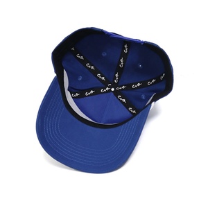 Pequeño MOQ Fabricante de sombreros Logotipo bordado en 3D personalizado Sombrero de ala curva Color <span class=keywords><strong>azul</strong></span> Algodón 5 paneles Cuerda de golf al aire libre Gorra de béisbol - Product Image 5