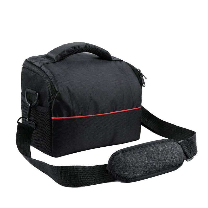 Custodia Leggera Per Fotocamera Canon EOS 700D 650D 600D 250D 200D 100D - Borsa In Nylon Con Tracolla - Protezione Antiurto - 3