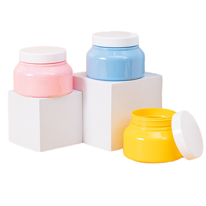 Wholesale Stock 250ml PET <b>Plastic</b> Wide-Mouth Empty Bottle Cosmetic <b>Plastic</b> <b>Jar</b> 250g Face Creams Container - Product Image 2