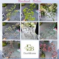 Nieuwe aanwinst: realistische mini lavendelbes met 7 takken, groene bes, kunstbloem, rijstfruit, modern, Kerstmis, Pasen, Thanksgiving