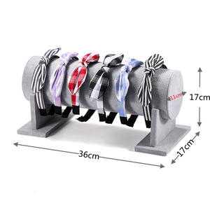 مصنع الجملة المستطيلة الفلانيلات + MDF طوق الشعر عصابة مجوهرات - Product Image 5