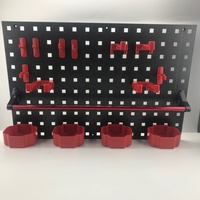Kit d'outils pour l'entretien et le nettoyage de la voiture avec crochet Support de suspension pour lance en mousse KLCB