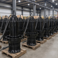 Bomba Sumergible de Flujo Axial Especializada de 160kW, Bomba de Agua de Hélice de Alta Capacidad para Sistemas de Refrigeración de Plantas de Energía, 380V