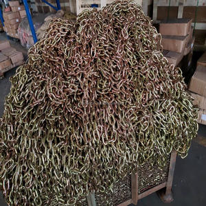 Gancho de agarre de horquilla de grado 80 Gancho de agarre de cadena <span class=keywords><strong>Likn</strong></span>/Encuadernación industrial Levantamiento galvanizado/Heavy Duty 5/16 ''X 20 Foot Binder Chain - Product Image 3