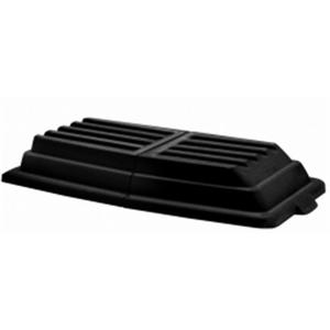 Contenitore portaoggetti 800 L nero con coperchio per uso esterno - Product Image 1