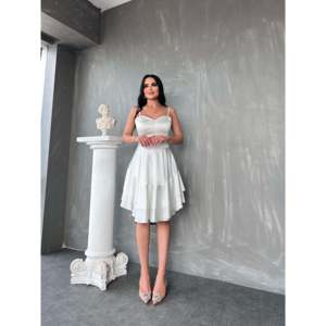 Robe de cocktail élégante en satin rose, col cœur, coupe trapèze, découpes, taille naturelle, robe de soirée courte, tenue de cérémonie pour femme - Product Image 4
