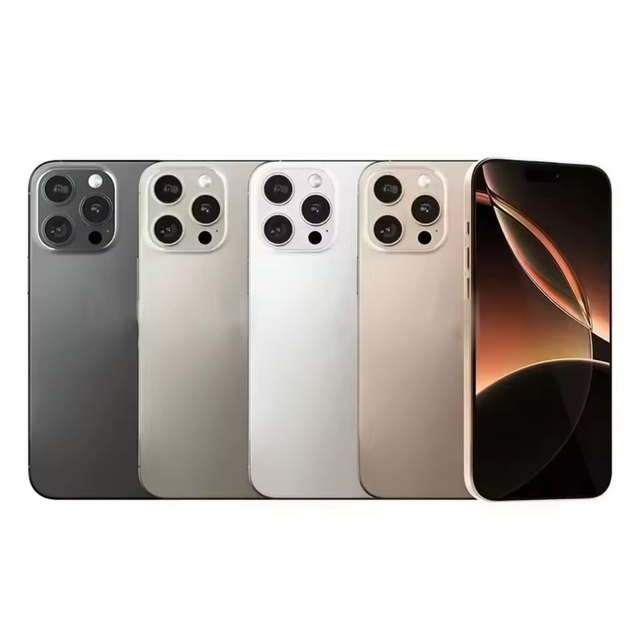 Wholesale Show Original Unlock 5G Smartphone 16Promax Used Mobile Phones 128GB-256GB ROM LTE CDMA Cellular 6.9" Screen 8GB RAM