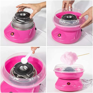 Mini <strong>Cotton</strong> <strong>Candy</strong> Machine Floss <strong>Sugar</strong> <strong>Candy</strong> <strong>Cotton</strong> Machine Automatic <strong>Cotton</strong> <strong>Candy</strong> Machine For Birthday Or Family Parties - Product Image 4