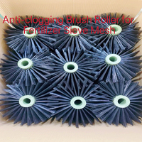 Brosse de nettoyage industrielle à rouleau résistante à l'usure, brosse à tambour sur mesure