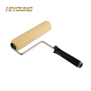 US Style 9 pulgadas 1/2 ''Nap Anti-goteo Pared y techo Rodillo de <span class=keywords><strong>pintura</strong></span> de poliéster naranja liso - Product Image 2