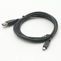 Cable USB 2.0 a Mini USB de 5 Pines, Cable de Datos USB para Cámara UC-E6 de 8 Pines
