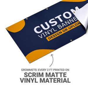 Letrero Publicitario Personalizado para Exteriores, Letrero de Vinilo para Cercas de Edificios, Pancarta Publicitaria Colgante - Product Image 4