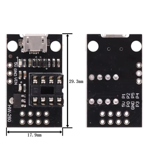 ATTINY13A ATTINY25 ATTINY45 ATINY85 플러그 가능 개발 프로그래밍 베어 보드 - Product Image 3