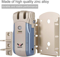 Wafu pour Tuya sécurité numérique télécommande serrure de porte intelligente sans fil RFID électrique sans clé Invisible serrure de porte