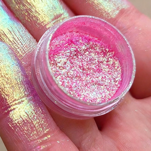 Venta al por Mayor de Polvo de Pigmento Camaleón Personalizado OEM, Sombra de Ojos Aurora Neón Multichrome, Maquillaje Brillante de Marca Privada - Product Image 1