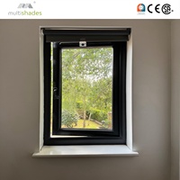 Fenêtre à battant et à basculer en aluminium à rupture de pont thermique multi-panneaux, avec quincaillerie allemande, pour l'architecture moderne (vente en gros)