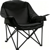 Chaise portable personnalisée en tube d'acier, pliable, de luxe, pour le camping, la randonnée, les voyages, adaptée aux animaux domestiques, confortable, pour l'extérieur, le jardin, la plage