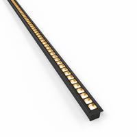 Bande LED à extrusion personnalisée haute efficacité et faible éblouissement avec lentille, angle de faisceau 60 x 60 degrés