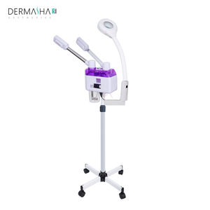 業務用美容サロン向け 3イン1 温冷フェイシャルスチーマー 拡大鏡付き フェイススチーマー 温冷スプレー付きフェイシャルランプ - Product Image 6