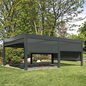 Pérgola bioclimática motorizada aluminio 6x4 iluminación cenador <span class=keywords><strong>2x2</strong></span> arcos cenadores pérgolas puente pérgolas - Product Image 3