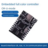 Controlador de Pantalla LED RGB a Todo Color con Puerto Serial Lededit, Chips WS2811 SK6812B SM16703, 1024 Píxeles, Software de Diseño Integrado en Tiempo Real