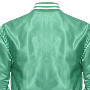 Chaqueta Varsity de Invierno de Alta Calidad, Impermeable y Resistente al Viento, Personalizada, de Poliéster Satinado, con Cuello Alto, Estilo Casual Urbano - Product Image 6