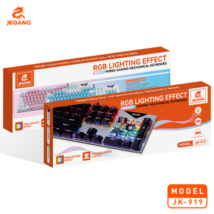 <span class=keywords><strong>Teclado</strong></span> Mecánico Óptico JEQANG JK-919 de 104 Teclas, Tamaño Completo, con Retroiluminación RGB, Anti-Ghosting, Plug and Play, para Juegos y Oficina - Product Image 6
