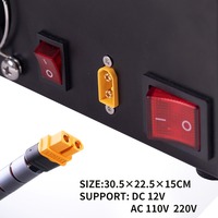 Kompresor portabilitas penggunaan luar ruangan, kompresor senapan angin 4500Psi 30Mbar 12V/110V/220V