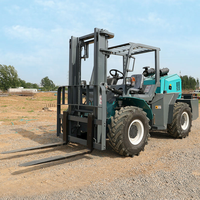 NOUVEAU Chariot élévateur tout-terrain 4x4 de 1,5, 2, 3, 3,5, 4, 5, 6, 7, 10 tonnes