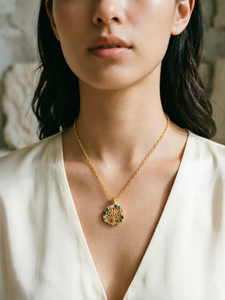 Elegante Collar con Colgante del Árbol de la Vida, Colorido, con Micro Pavé de Circones, Amuleto, Collar con Dije para Mujer, Regalo Romántico de Joyería Familiar - Product Image 2