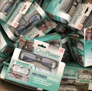 <span class=keywords><strong>Gafas</strong></span> <span class=keywords><strong>de</strong></span> Lectura para <span class=keywords><strong>Presbicia</strong></span> ONE POWER <span class=keywords><strong>de</strong></span> Alta <span class=keywords><strong>Calidad</strong></span> con Montura Pequeña Neutra, Estilo Cuadrado a la Moda en Material <span class=keywords><strong>de</strong></span> PC Blanco Multi - Product Image 6