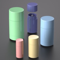 15ml 50ml 75ml Conteneur vide en gel plastique de bâton de déodorant 30ml Tubes ronds cosmétiques de torsion vers le haut Emballage solide de crème de parfum