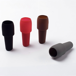 Bouchon de bouteille de vin de Noël personnalisé, créatif, carré, en silicone de qualité alimentaire, bouchon de champagne - Product Image 2