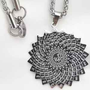 316 L acciaio inossidabile 99 <span class=keywords><strong>nomi</strong></span> della collana <span class=keywords><strong>Allah</strong></span> collana islamica <span class=keywords><strong>di</strong></span> vendita calda collana dal buon design - Product Image 2