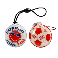 Porte-clés en plastique personnalisé de haute qualité Vigreat, breloques pour téléphone, breloques gonflables, porte-clés en PVC d'anime, pendentif en forme de bonbon