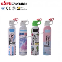 Extincteur à poudre chimique sèche ABC Safeway SW600 de 0,5 kg, couleur personnalisée, pour révélation de sexe, à effet spectaculaire et unique