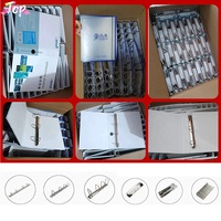 Carpeta de Archivo Ecológica de Cartón A4/A5 con Anillas, Impresión Offset Personalizada, Laminación con Película y Estampado en Caliente para Uso en Oficina