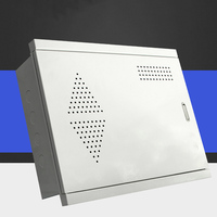 Boîtier d'information FTTH mural en acier plastifié pour maison, taille personnalisable, PoE 5G TCP/IP, pour bâtiment intelligent et courant faible