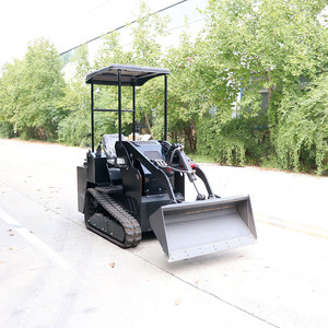 Minicargador de dirección deslizante de pista aprobado por EPA CE con bomba de llave de accionamiento hidráulico diésel de pista de goma confiable incluida - Product Image 4