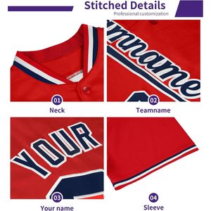 Camiseta de béisbol personalizada con nombre del equipo y número, unisex, para adultos y niños, que absorbe la humedad, de manga corta, deportiva - Product Image 3