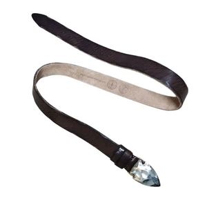 High Quality Luxury Men's Cow Hide Leather <b>Belt</b> Unique Skull Buckle Design Stainless Steel Buckle <b>Vintage</b> Style Customizable - Product Image 6