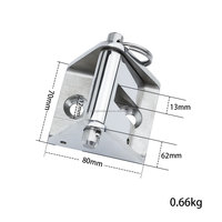 Bouchon de chaîne d'ancre en acier inoxydable personnalisable nouvel état 316 bateau marin/dispositif d'amarrage matériel de bateau Type de roulement serrure