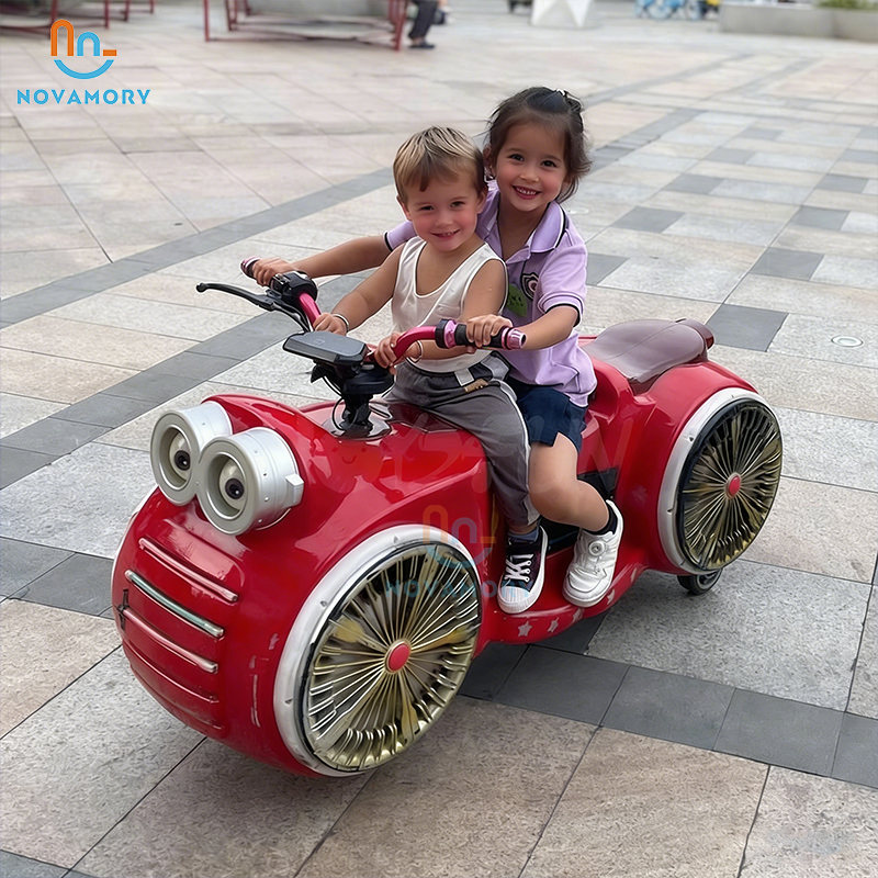 Novamory Indoor Electric Big Eyes Motorbike Children's Playground Motorcycle Bumper Car for Shopping Mall