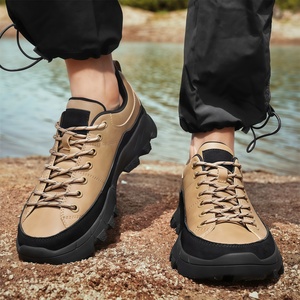 Zapatillas de Senderismo <span class=keywords><strong>para</strong></span> <span class=keywords><strong>Hombre</strong></span>, Diseño Moderno, Transpirables, de Cuero y Malla, con Protección <span class=keywords><strong>para</strong></span> los Dedos, Servicio de Logotipo Personalizado OEM, Suministro de Fábrica - Product Image 5