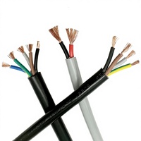 Câble en cuivre toronné 3 conducteurs 2,5 mm² avec gaine en caoutchouc IEC 60245 H07RN-F 450/750V, résistant à l'huile et aux intempéries, et à haute température