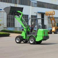 Minipala Articolata Compatta Elettrica Topsense con Braccio Telescopico, Capacità 1000 kg, Caricatore a Batteria ad Alta Efficienza