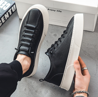 Nouvelles Chaussures de Sport Décontractées Tendance pour Hommes 2025 – Baskets Confortables Blanches en PU pour Hommes – Vente en Gros Immédiate